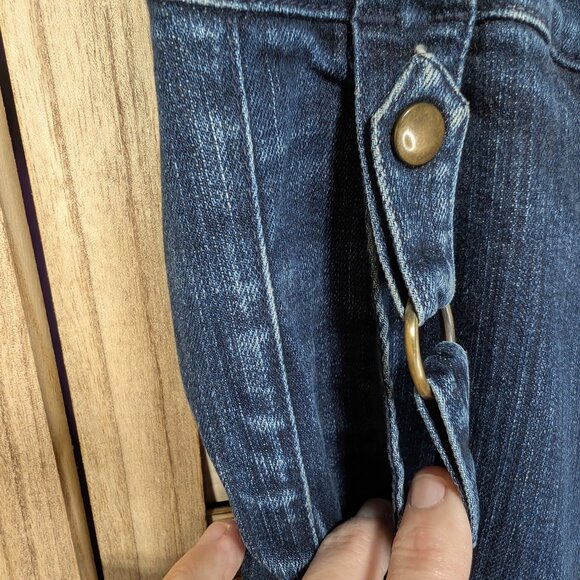 7 For All Mankind Stylish Blue Flared Jeans (u6010418S-418S) Size 29 - Picture 5 of 14